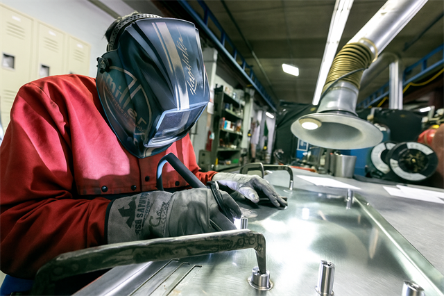 Electrical Controls Worker Hands Close Up