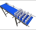 Plastic Bottles on Low-Profile Conveyor